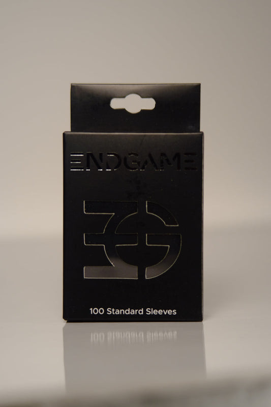 ENDGAME - 100ct Standard Size Sleeves - Obsidian Black