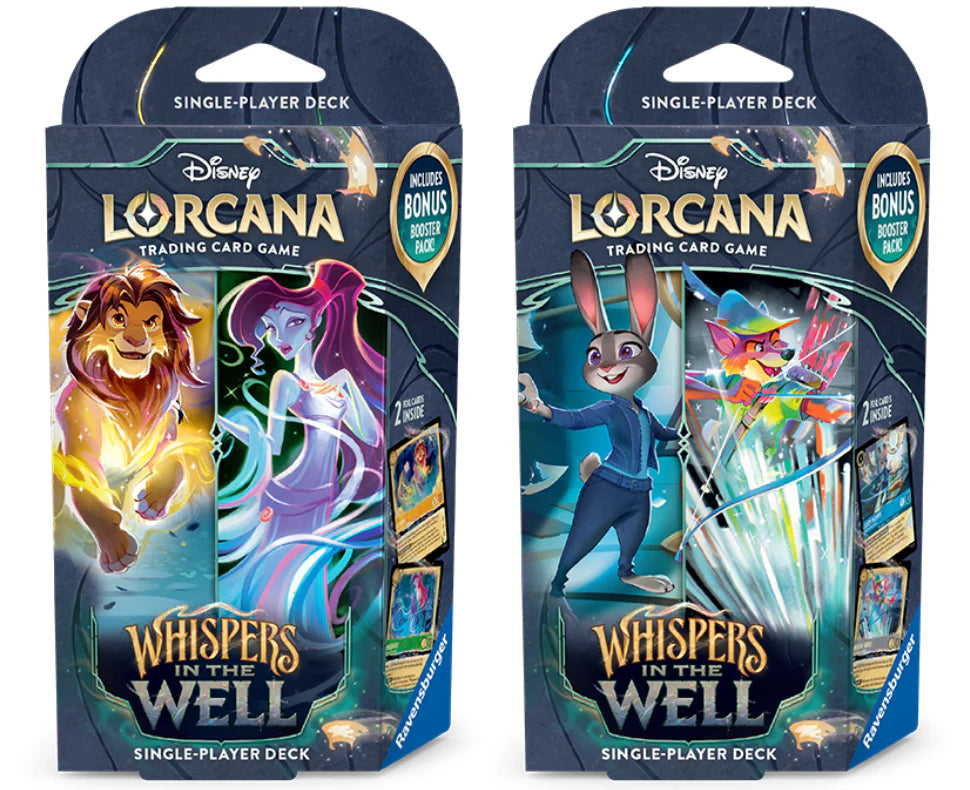 Disney Lorcana Whispers in the Well Starter Decks (Bundle of 2)