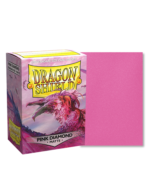 Dragon Shield - 100ct Standard Size - Matte Pink Diamond