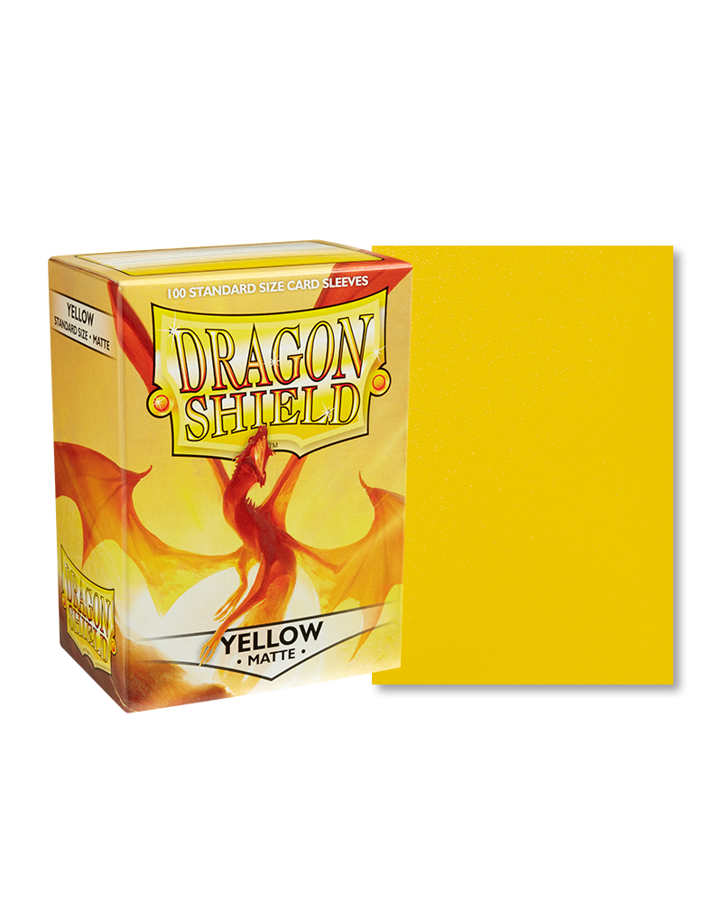 Dragon Shield - 100ct Standard Size - Matte Yellow