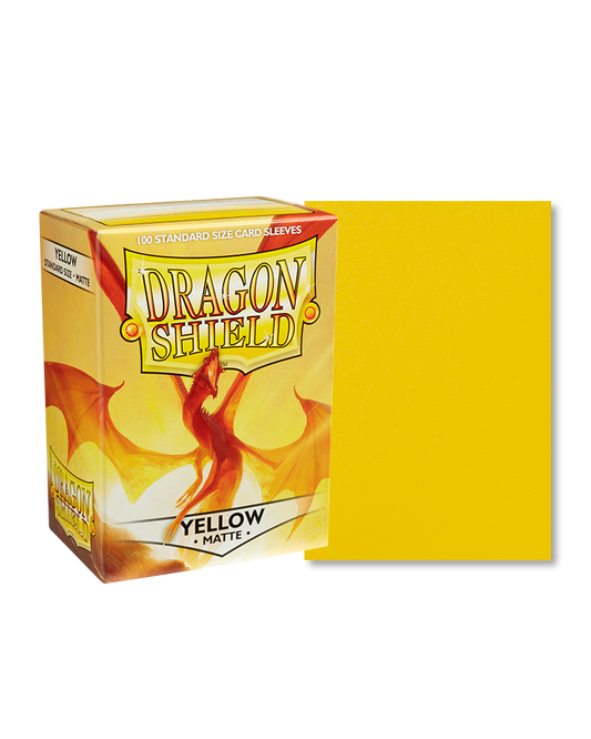 Dragon Shield - 100ct Standard Size - Matte Yellow