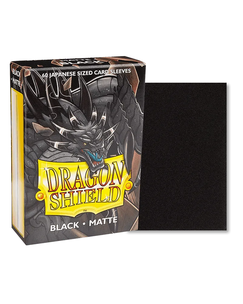 Dragon Shield - 60ct Japanese Size - Matte Black