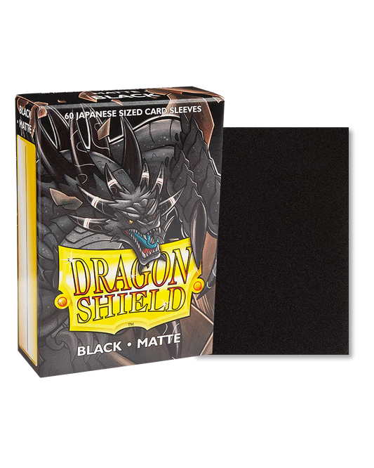 Dragon Shield - 60ct Japanese Size - Matte Black
