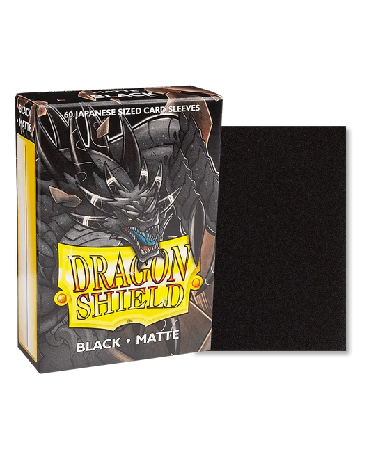 Dragon Shield - 60ct Japanese Size - Matte Black