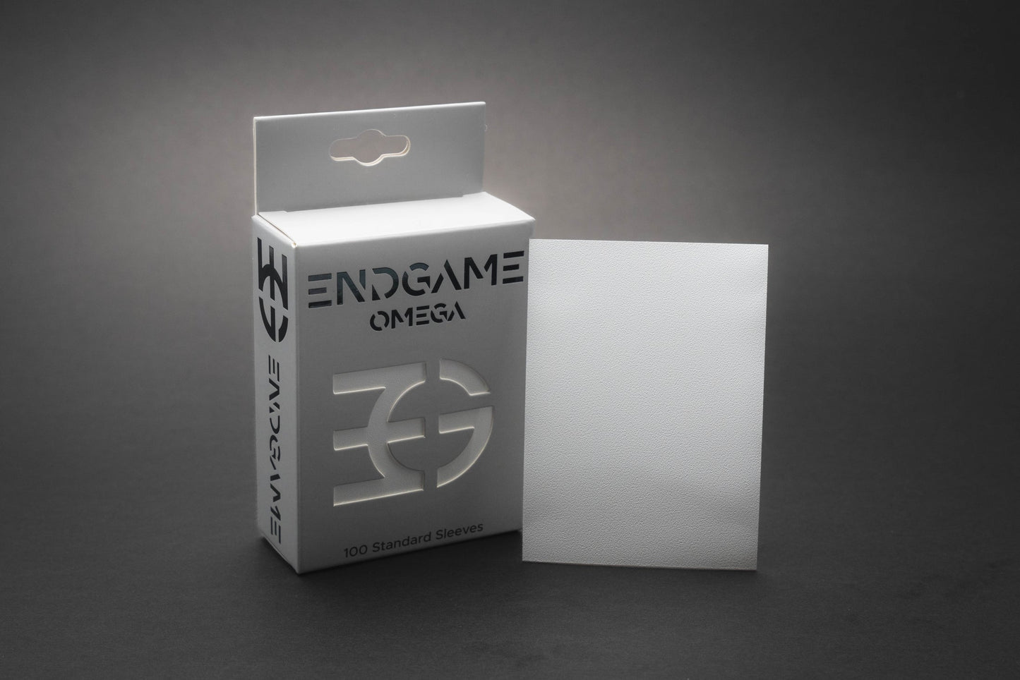 ENDGAME | 100ct Standard Size Sleeves | Trillium White | OMEGA
