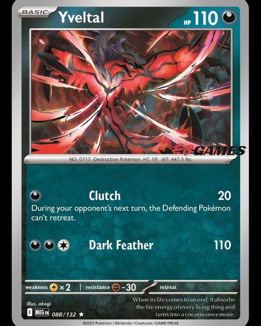 Yveltal (EB Games) 88 - [Miscellaneous Cards & Products] Holofoil
