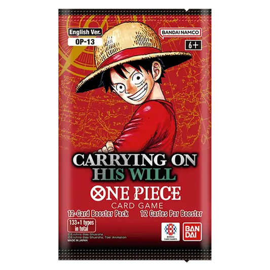 One Piece Card Game Carrying On His Will [OP13] Booster Pack