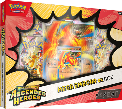 Ascended Heroes Mega Meganium/Emboar/Feraligatr ex Box