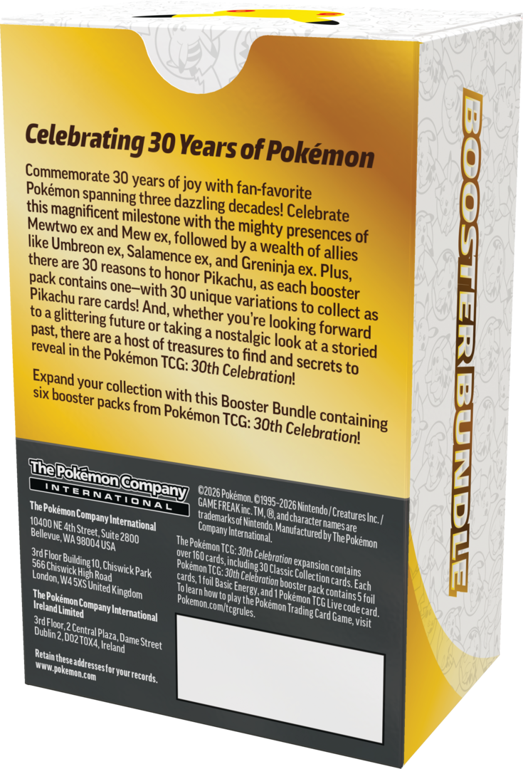 30th Celebration Booster Bundle