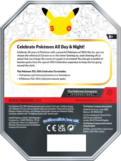 30th Celebration Tin