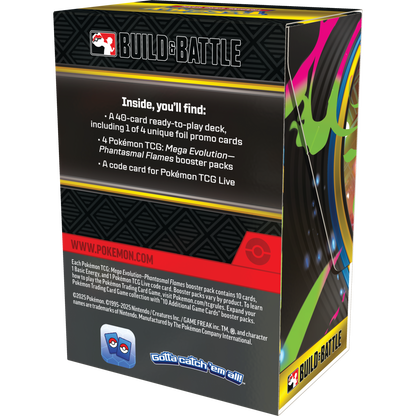 Mega Evolution—Phantasmal Flames Build & Battle Box
