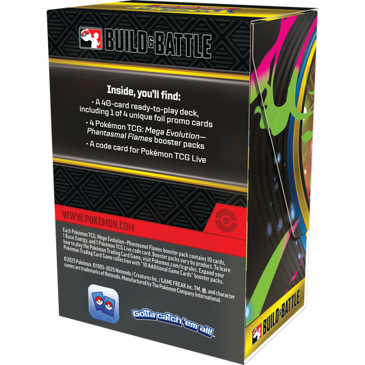 Mega Evolution—Phantasmal Flames Build & Battle Box