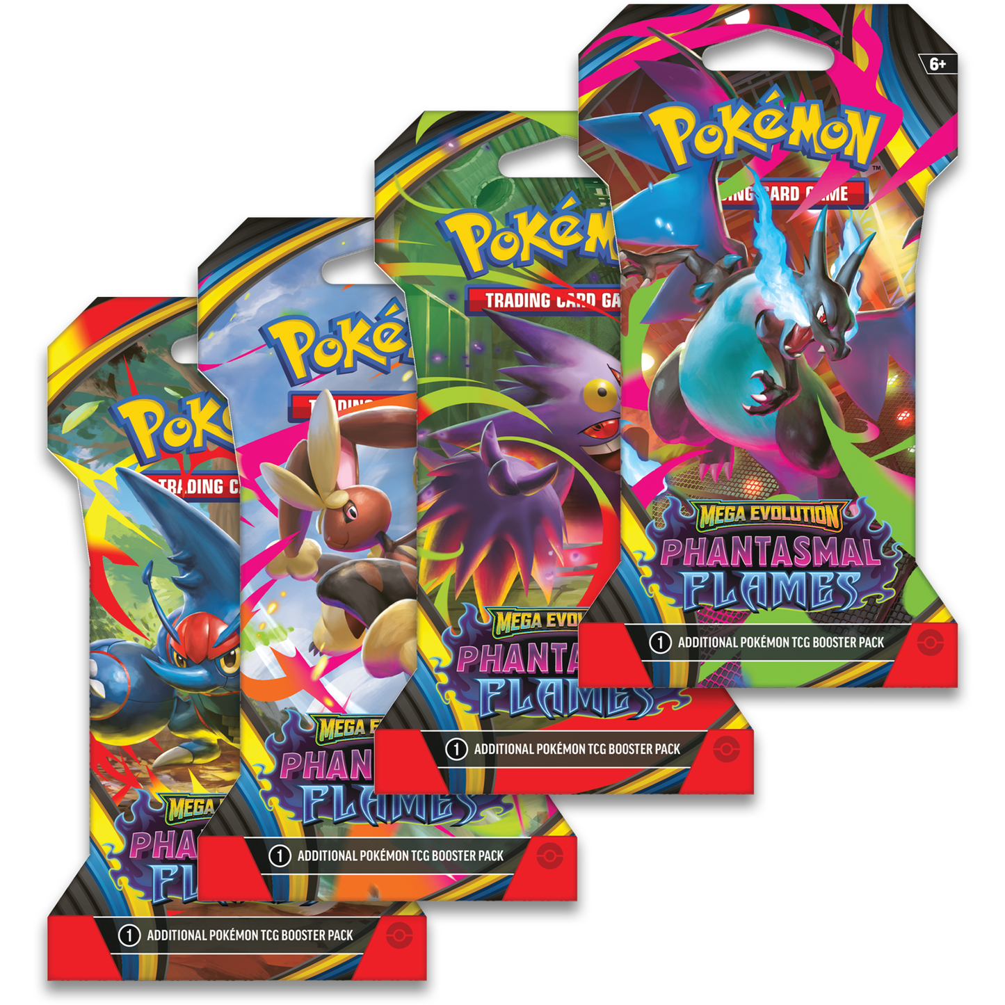 Mega Evolution—Phantasmal Flames Sleeved Booster