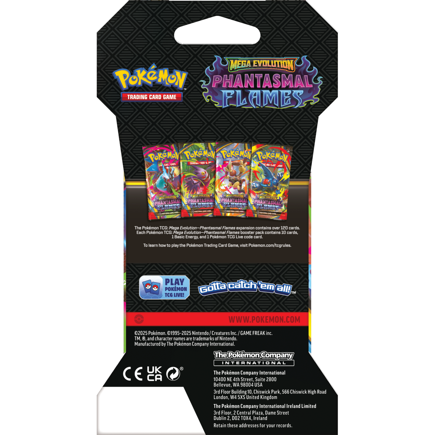 Mega Evolution—Phantasmal Flames Sleeved Booster