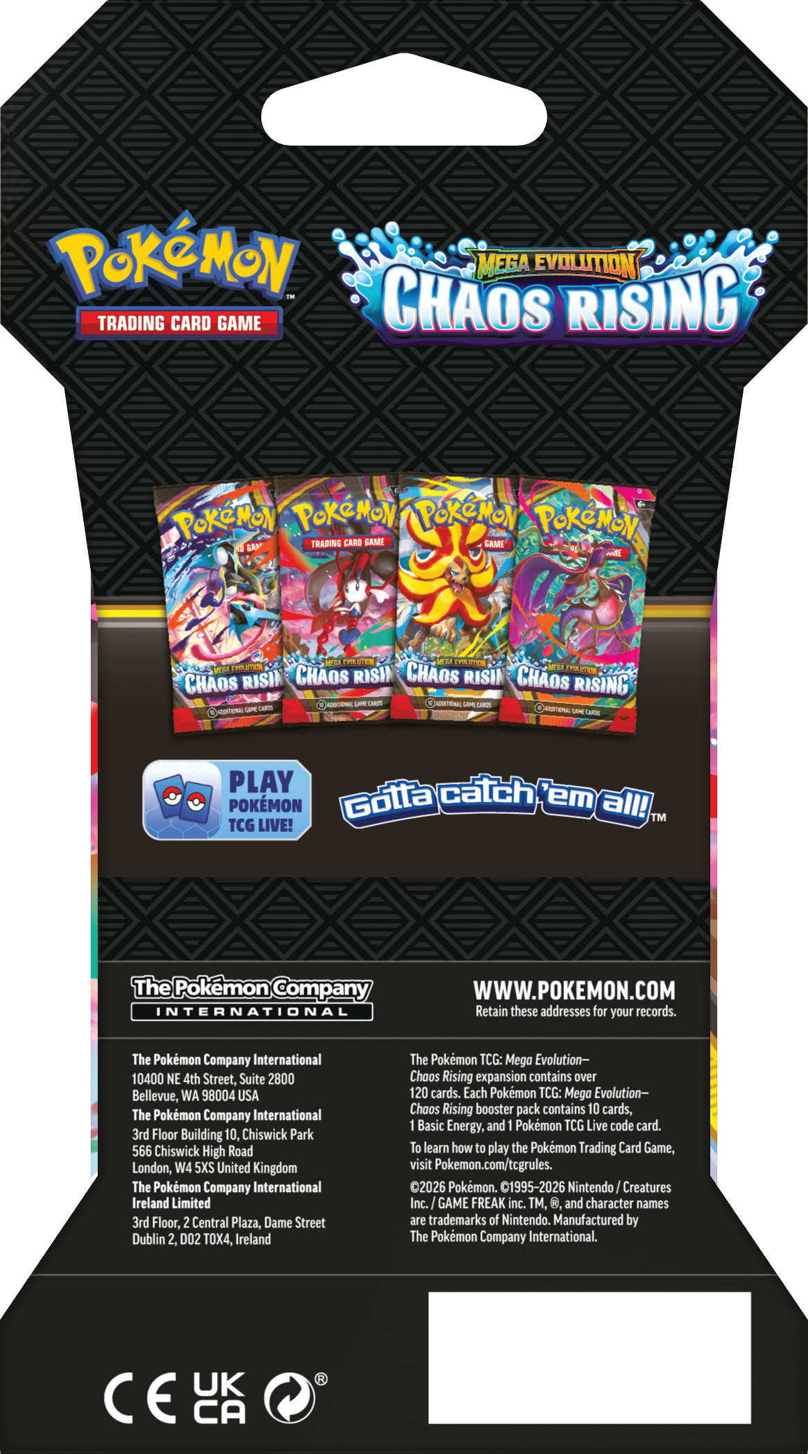Chaos Rising Sleeved Booster Pack