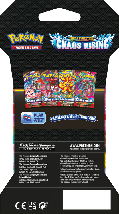 Chaos Rising Sleeved Booster Pack
