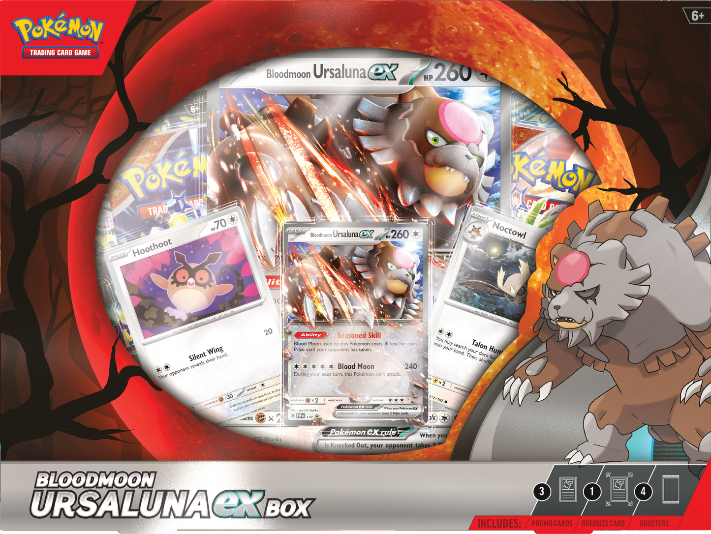 Pokémon TCG: Bloodmoon Ursaluna ex Box (PRE-ORDER)