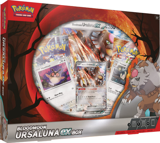 Pokémon TCG: Bloodmoon Ursaluna ex Box (PRE-ORDER)