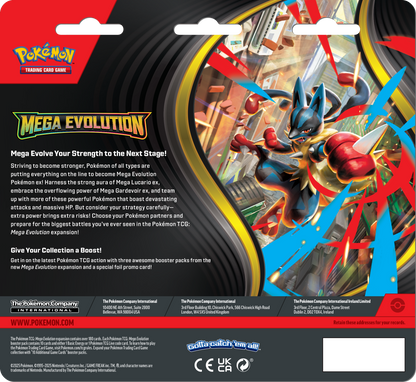 Mega Evolution Three-Booster Blister