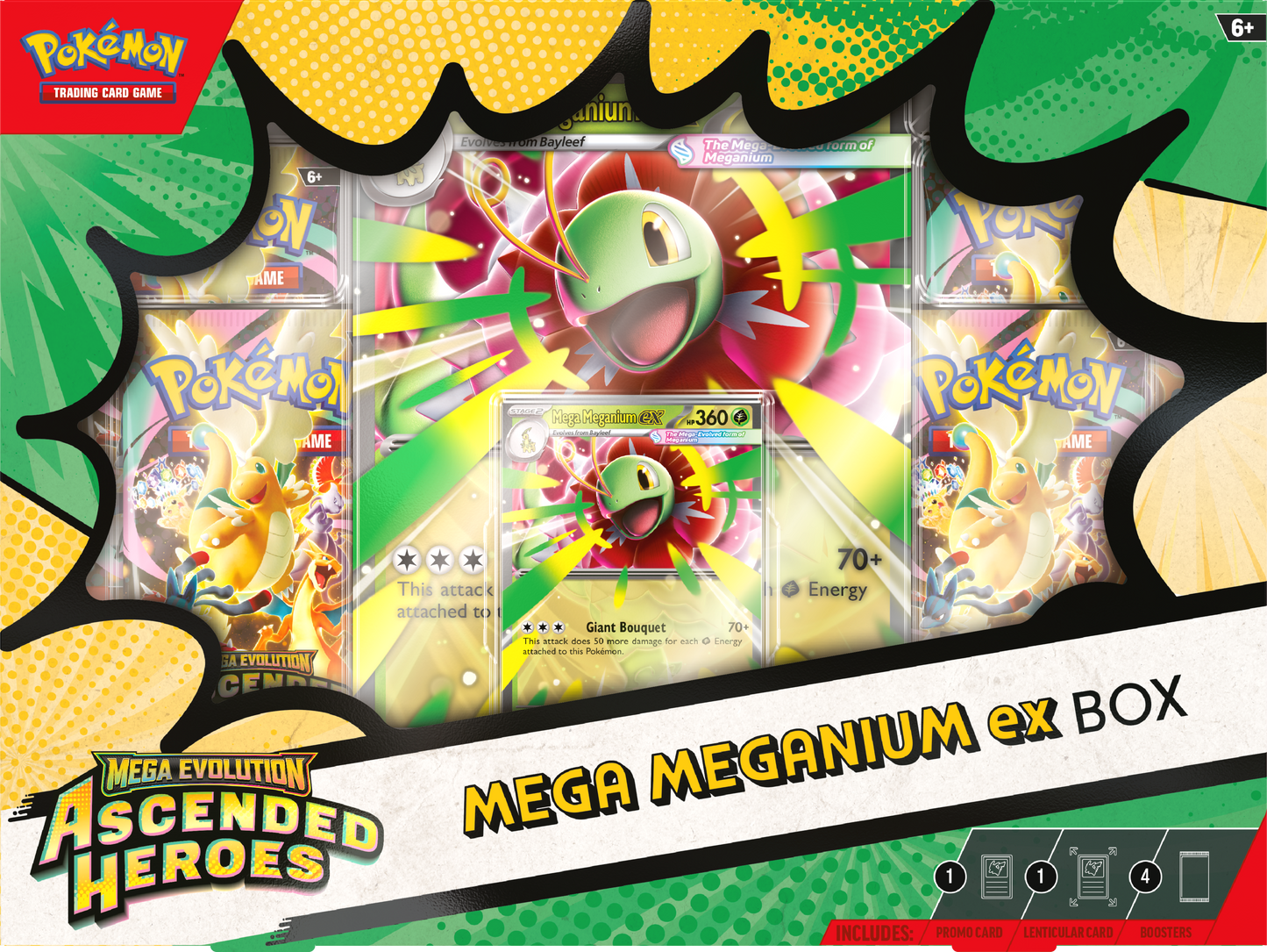 Ascended Heroes Mega Meganium/Emboar/Feraligatr ex Box