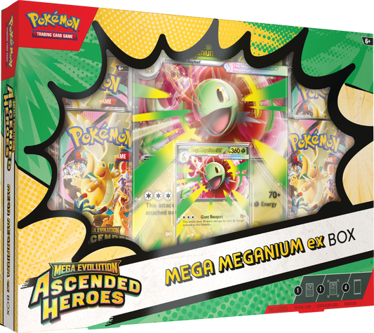 Ascended Heroes Mega Meganium/Emboar/Feraligatr ex Box