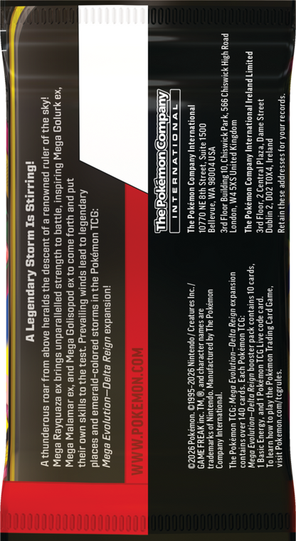 Delta Reign Booster Pack (Preorder)