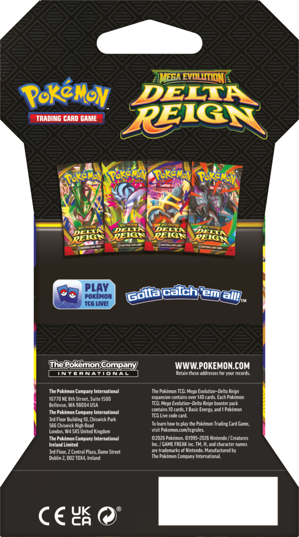 Delta Reign Sleeved Booster Pack (Preorder)