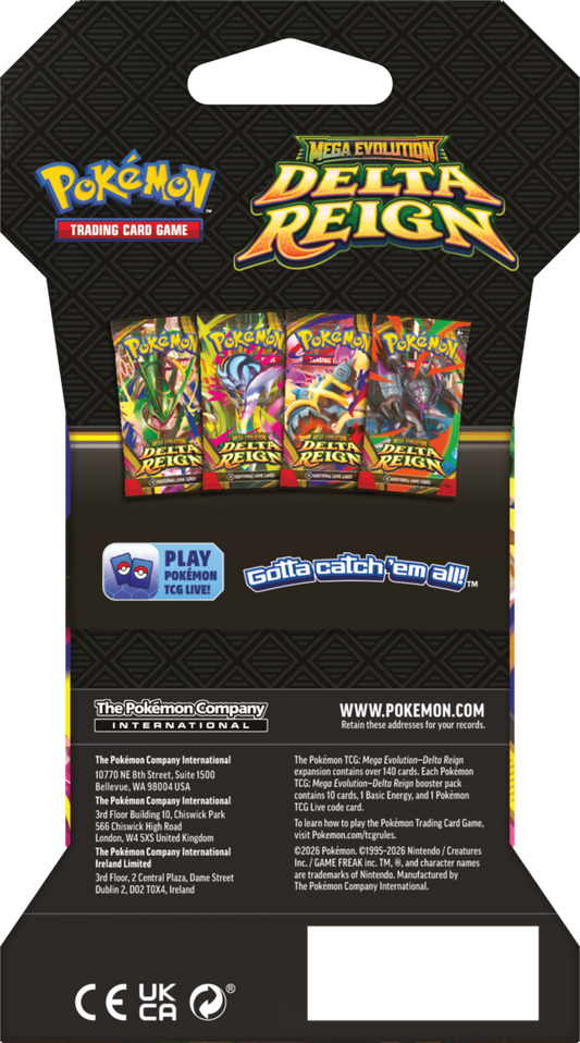 Delta Reign Sleeved Booster Pack (Preorder)