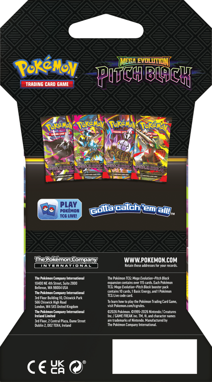 Pitch Black Sleeved Booster Pack (Preorder)