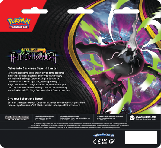 Pitch Black Three-Booster Blister (Preorder)