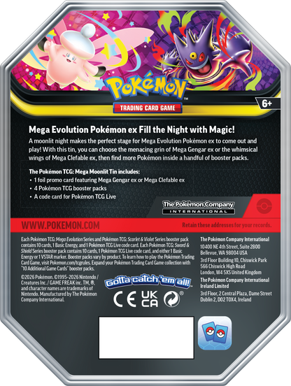 Pokémon TCG: Mega Moonlit Tin