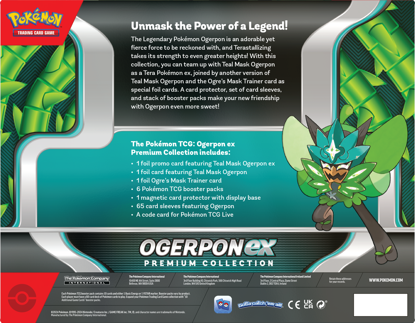 Pokémon TCG: Ogerpon ex Premium Collection (PRE-ORDER)