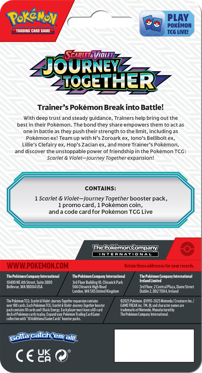 Scarlet & Violet—Journey Together | Checklane Blister Pack