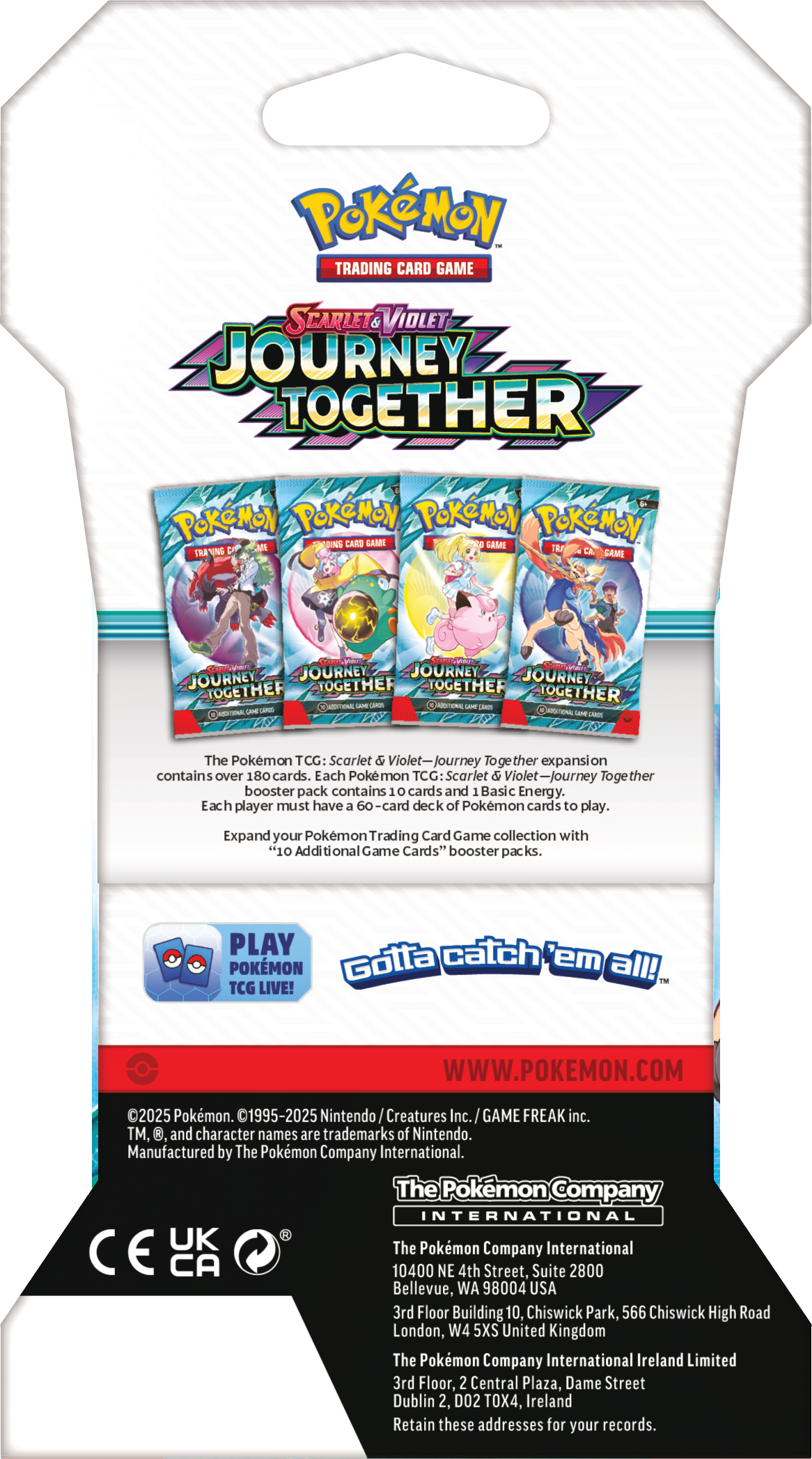 Journey Together Sleeved Booster Pack