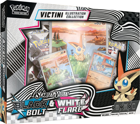 Scarlet & Violet | Black Bolt & White Flare | Victini Illustration Collection