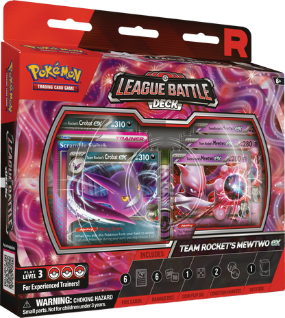 Team Rocket’s Mewtwo ex League Battle Deck