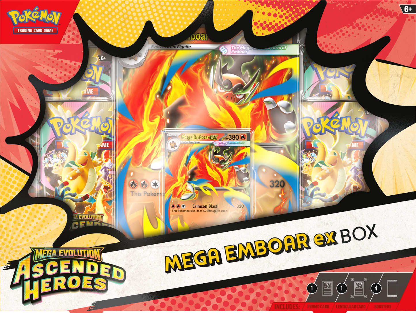 Ascended Heroes Mega Meganium/Emboar/Feraligatr ex Box