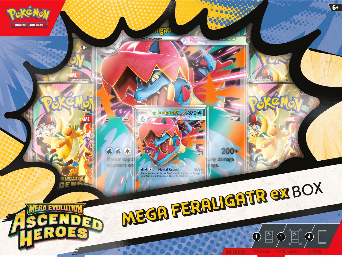 Ascended Heroes Mega Meganium/Emboar/Feraligatr ex Box