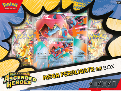 Ascended Heroes Mega Meganium/Emboar/Feraligatr ex Box