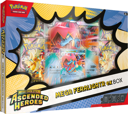 Ascended Heroes Mega Meganium/Emboar/Feraligatr ex Box