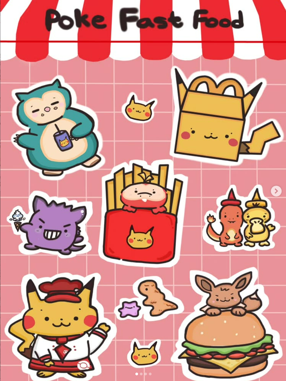Pokémon Sticker Sheet