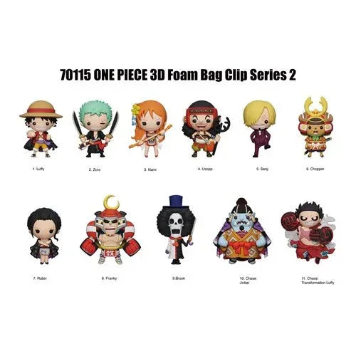 One Piece 3D Foam Bag Clip (Series 2)