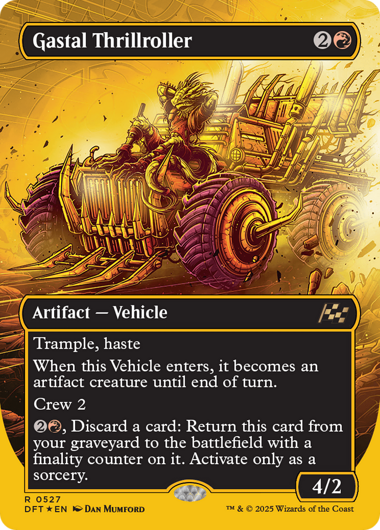 Gastal Thrillroller (DFT-527) - [Aetherdrift] (Borderless) Foil