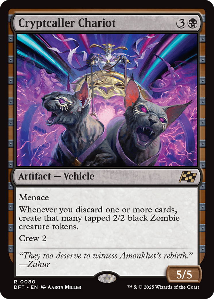 Cryptcaller Chariot (DFT-080) - [Aetherdrift]