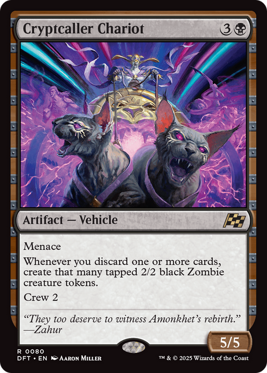 Cryptcaller Chariot (DFT-080) - [Aetherdrift]