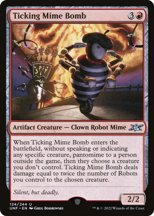 Ticking Mime Bomb (UNF-124) - [Unfinity] Foil