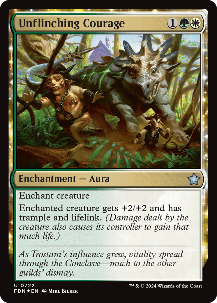 Unflinching Courage (FDN-722) - [Foundations] Foil