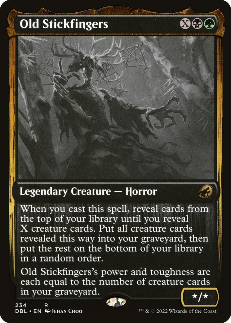 Old Stickfingers (DBL-234) - [Innistrad: Double Feature] Foil