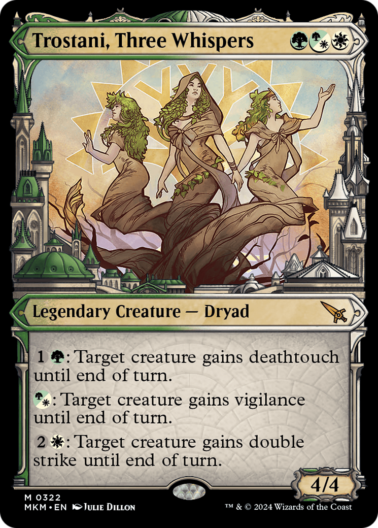 Trostani, Three Whispers (MKM-322) - [Murders at Karlov Manor]: (Showcase) Foil