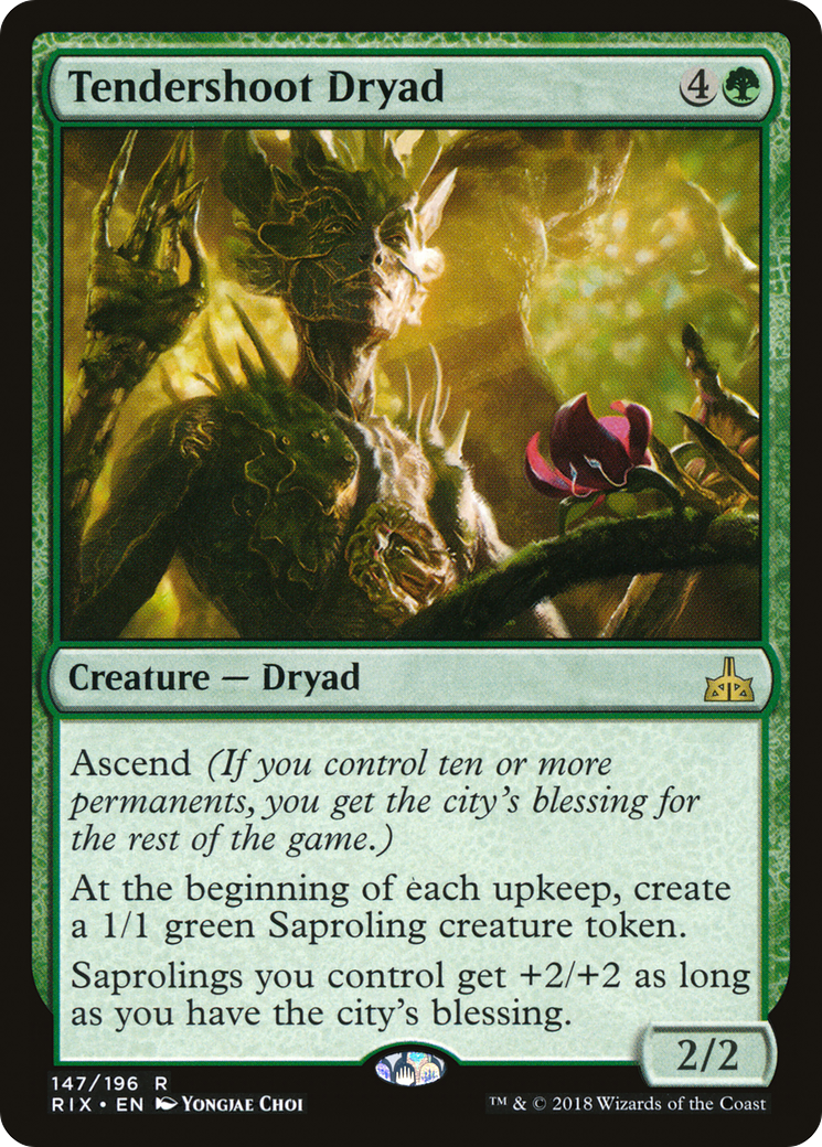 Tendershoot Dryad (RIX-147) - [Rivals of Ixalan]